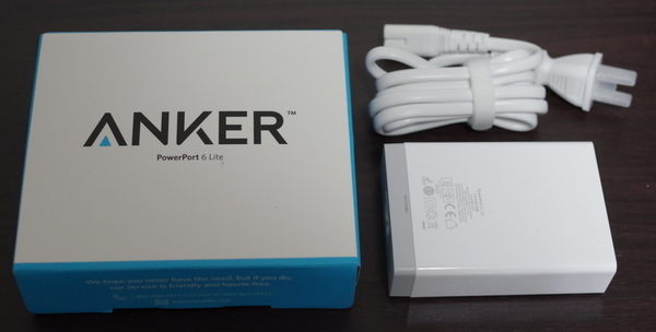 Anker PowerPort 6 Lite　外箱
