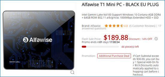 Gearbest Alfawise T1 Mini PC