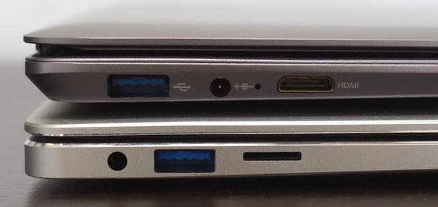 Chuwi LapBook SE 左サイドのポート類