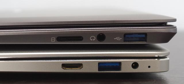 Chuwi LapBook SE 右サイドのポート類