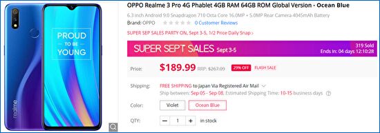 Gearbest OPPO Realme 3 Pro