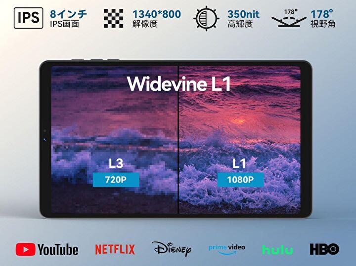 SVITOO P08、8.7インチタブレットのスペック。UNISOC T7250搭載、金属